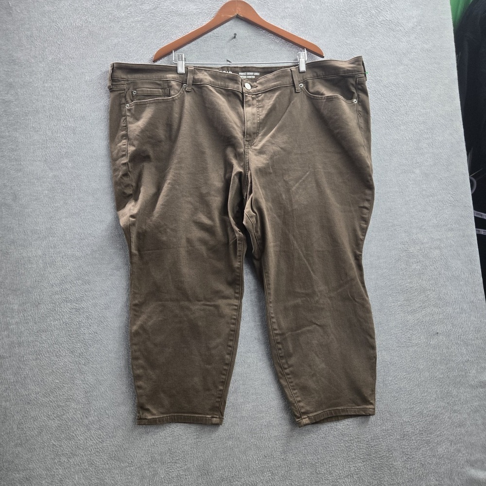 Torrid Women Jeans 28 SHORT Brown Denim Ankle Perfect Skinny Vintage Stretch NWT